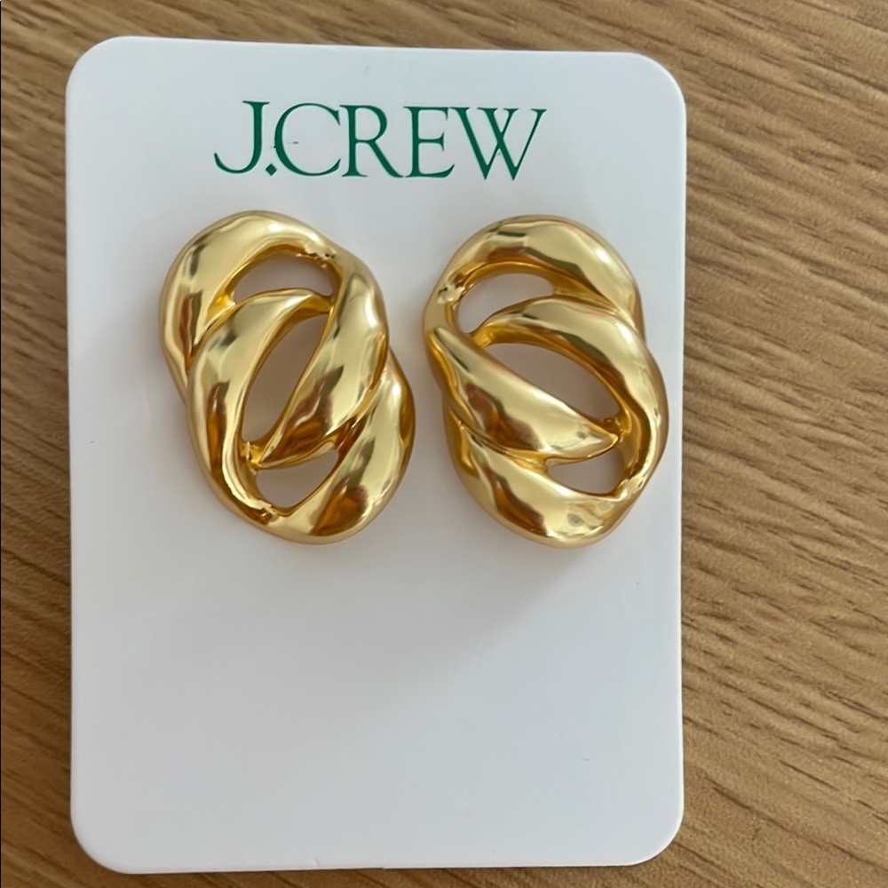 NWT j.crew chain link earrings